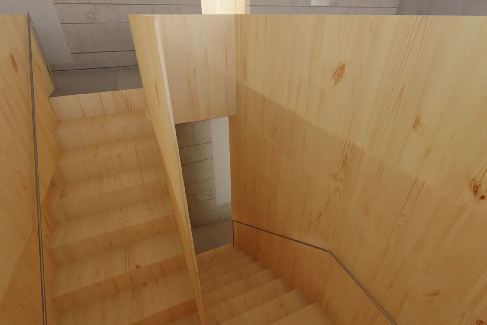 escaleras revestimiento madera 1
