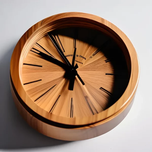 reloj madera moderno